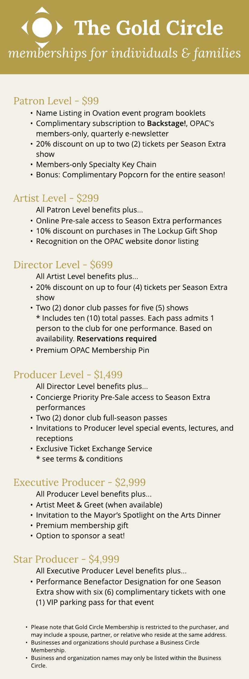 Become a Gold Circle Member! | Oxford Performing Arts Center become-a-gold-circle-member-oxford-performing-arts-center