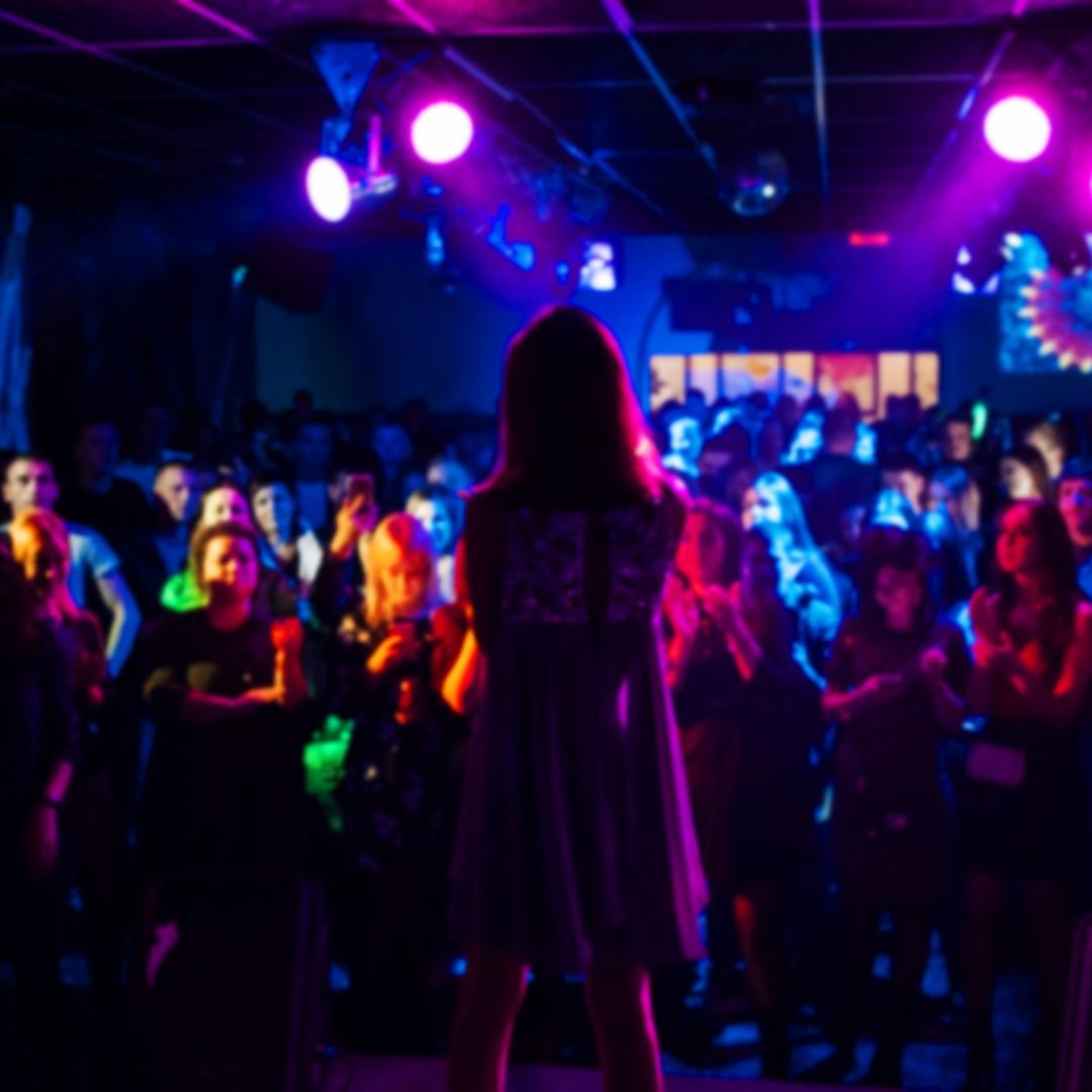 concert at a small venue