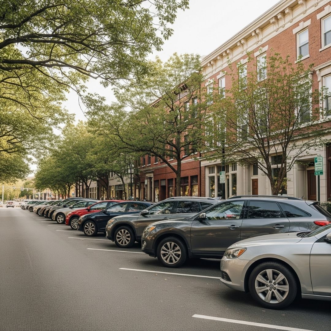 street parking in town